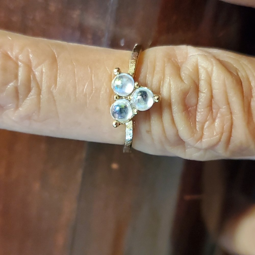 Boho 18k gold plated knuckle ring